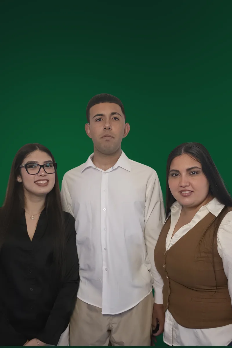 The three siblings who own Cesana Cleaning, a family cleaning company in Lakeland, Florida